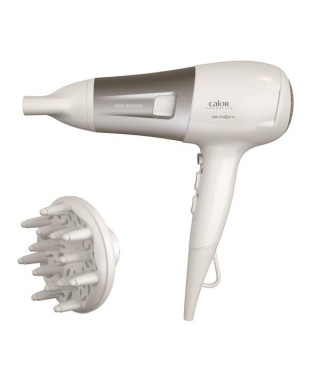 CALOR - Sèche-cheveux Blanc & Argent - Powerline - CV5930C0