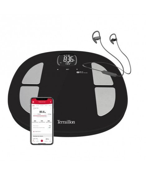 TERRAILLON - Pèse-personne impédancemètre - RUNANDFITKIT