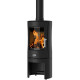 GODIN - Poêle à bois longiligne 388144ANTH