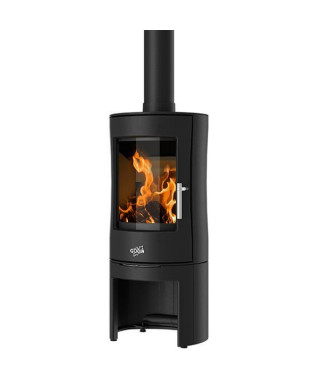 GODIN - Poêle à bois longiligne 388144ANTH