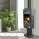 GODIN - Poêle à bois longiligne - 389130ANTH