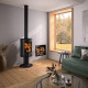 GODIN - Poêle à bois longiligne 388145ANTH