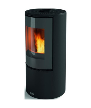 GODIN - Poêle à bois longiligne 400220NOIR