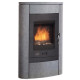 GODIN - Poêle à bois longiligne 369130PIERREBLEUE
