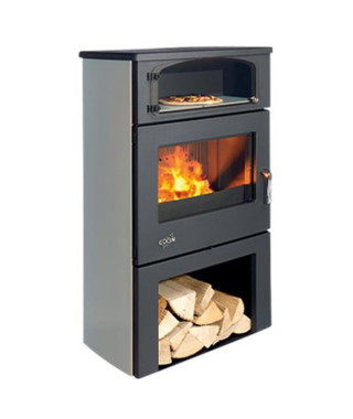 GODIN - Poêle à bois 362115CGRISARG