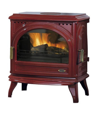 GODIN - Poêle à bois vintage 366102PRUNE