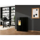 NORDICA EXTRAFLAME - Poêle à granulés électronique - SHARONPLUSCXCRYSTALNOIR