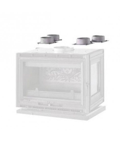 SUPRA - Insert - Foyer à bois options et accessoires - 4BUSESDIAM125MM