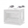 SUPRA - Insert - Foyer à bois options et accessoires - 4BUSESDIAM125MM