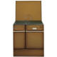 GODIN - Cuisinière à bois 240162BRUNFONCE