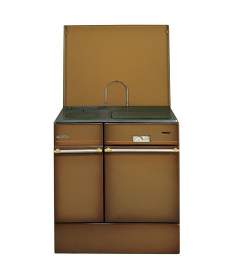 GODIN - Cuisinière à bois 240162BRUNFONCEPOLI