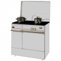 GODIN - Cuisinière à bois 240163BLANC
