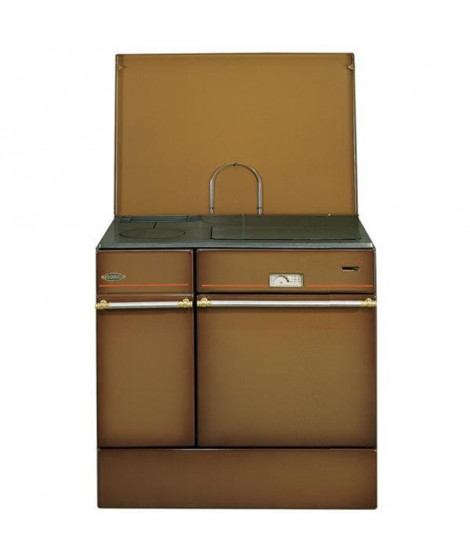 GODIN - Cuisinière à bois 240163BRUNFONCEPOLI