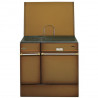 GODIN - Cuisinière à bois 240163BRUNFONCEPOLI