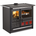 NORDICA - Cuisinière à bois ROSAXXL5.0ACIERNOIRANTHRA