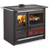 NORDICA - Cuisinière à bois ROSAXXL5.0ACIERNOIRANTHRA