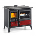 NORDICA - Cuisinière à bois MILLY BORDEAUX