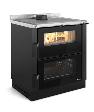 NORDICA - Cuisinière à bois VERONAXXLNOIRANTHRACITE