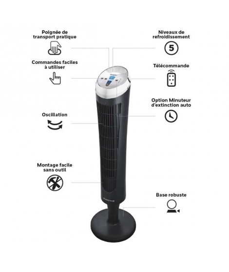 HONEYWELL - Ventilateur colonne - HY254E4