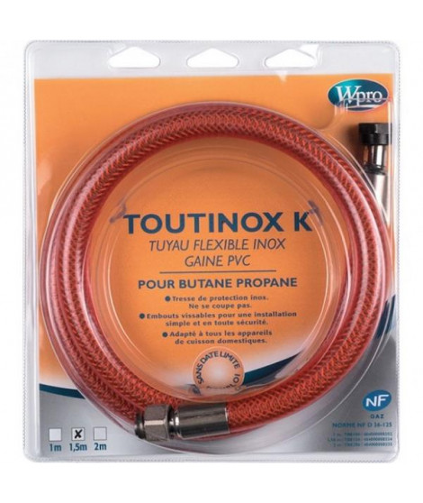 WPRO - Flexible de gaz TOUTINOX TBE150