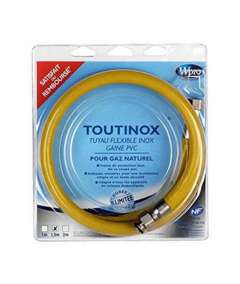 WPRO - Flexible de gaz TOUTINOX TNE150