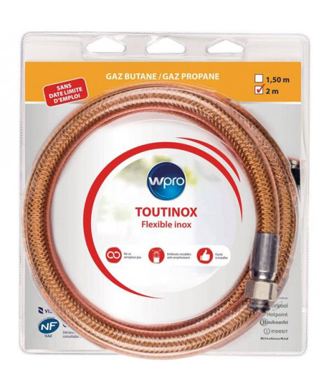WPRO - Flexible de gaz TOUTINOX TBE200
