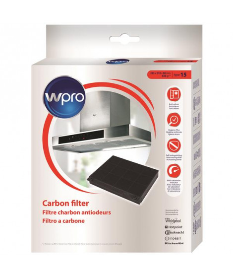 WPRO - Filtre de hotte CHF15/1