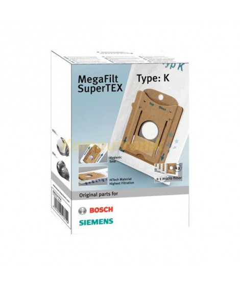 BOSCH - 4 sacs aspirateur + 1 filtre - BBZ41FK