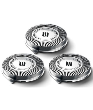 PHILIPS - Blister de 3 têtes pour rasoirs de la série 1000 et 3000 - SH30.50