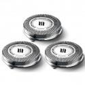 PHILIPS - Blister de 3 têtes pour rasoirs de la série 1000 et 3000 - SH30.50
