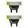 PHILIPS - Lot de 2 lames rasoir pour rasoir tondeuse OneBlade - QP420.50