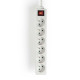 NEDIS - Bloc 6 prises avec interrupteur - EXSO615E2WT