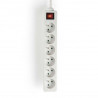 NEDIS - Bloc 6 prises avec interrupteur - EXSO615E2WT