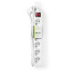 NEDIS - Bloc 6 prises avec interrupteur - EXSO615E2WT