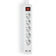 NEDIS - Bloc 5 prises avec interrupteur - EXSO515UESWT