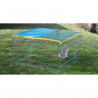 KERBL Enclos extérieur avec protection pour rongeurs - 115x115x65cm