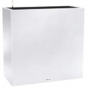 Pot de fleur LECHUZA Canto Stone 80 Wide - kit complet, blanc quartz