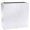 Pot de fleur LECHUZA Canto Stone 80 Wide - kit complet, blanc quartz