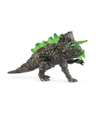 Figurine Tricératops de Pierre, SCHLEICH 70828 Eldrador, Des 4 ans