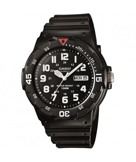 CASIO COLLECTION Montre Quartz MRW-200H-1BVEG - Noir
