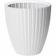 Pot de fleurs - Garden ID - Fancy - 40 x 42 cm - Pour jardin, balcons ou intérieurs - Blanc