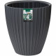Pot de fleurs - Garden ID - Fancy - 40 x 42 cm - Pour jardin, balcons ou intérieurs - Anthracite