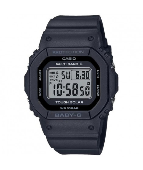 Montre - CASIO - Baby-G Urban - Homme - Noir - Résistante aux chocs - Fonction solaire