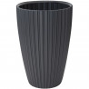 Pot de fleurs - Garden ID - Fancy - 40 x 58 cm - Pour jardin, balcons ou intérieurs - Anthracite