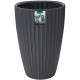 Pot de fleurs - Garden ID - Fancy - 40 x 58 cm - Pour jardin, balcons ou intérieurs - Anthracite