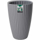 Pot de fleurs - Garden ID - Fancy - 40 x 58 cm - Pour jardin, balcons ou intérieurs - Gris clair