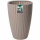 Pot de fleurs - Garden ID - Fancy - 40 x 58 cm - Pour jardin, balcons ou intérieurs - Taupe