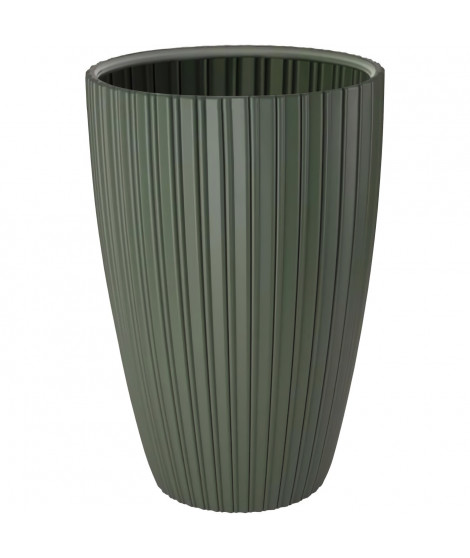 Pot de fleurs - Garden ID - Fancy - 40 x 58 cm - Pour jardin, balcons ou intérieurs - Vert tilleul