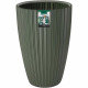Pot de fleurs - Garden ID - Fancy - 40 x 58 cm - Pour jardin, balcons ou intérieurs - Vert tilleul