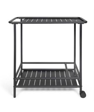Desserte de jardin - LIVOO - GS163N - 61 x 42 cm - Noir
